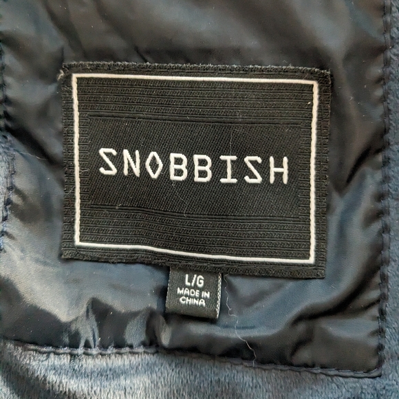 Snobbish Navy Blue puffer jacket - Picture 6 of 8